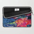 Sockeye Salmon by Kathy Morton Stanion Laptop Sleeve Gallery Image 2