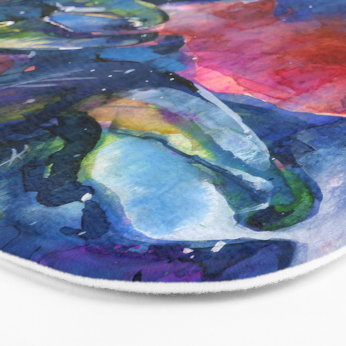 Sockeye Salmon by Kathy Morton Stanion Bath Mat Gallery Image 3