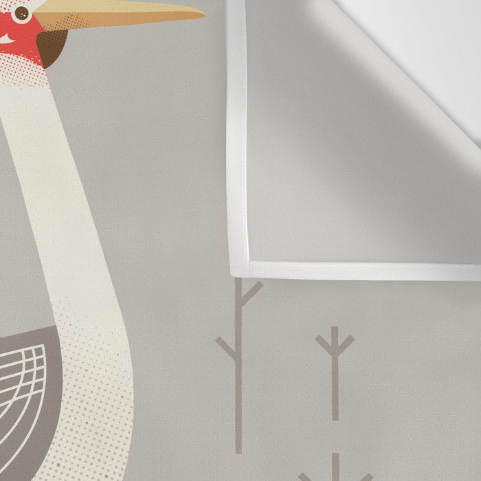 Brolga, Bird of Australia Wall Tapestry Gallery Image 3