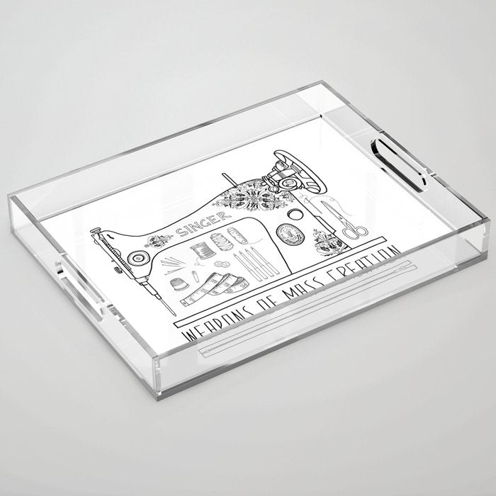 Weapons Of Mass Creation - Sewing Acrylic Tray Gallery Image 1