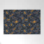 Summer Camping - Midnight Blue Welcome Mat Gallery Image 1