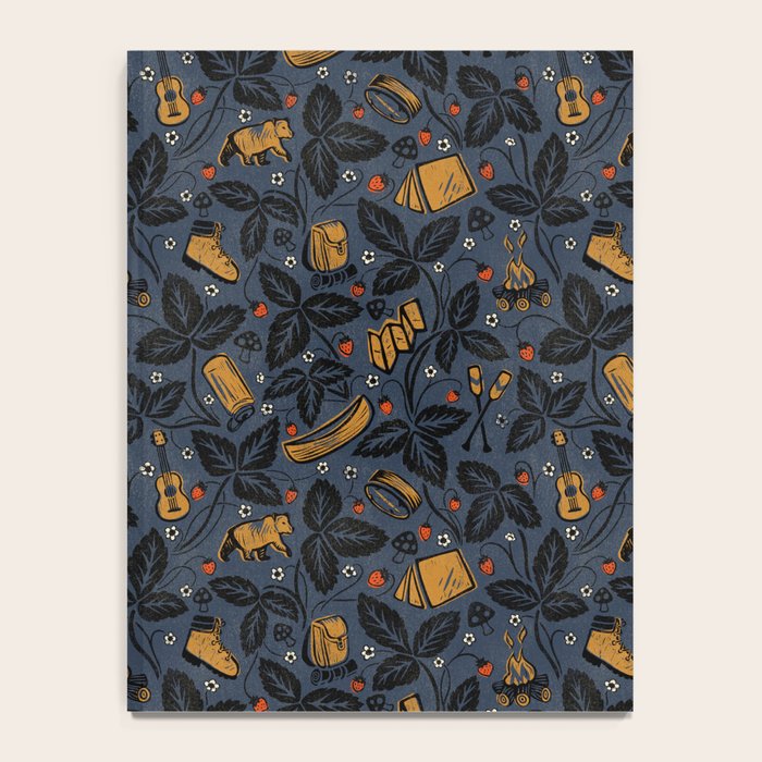 Summer Camping - Midnight Blue Notebook Gallery Image 4