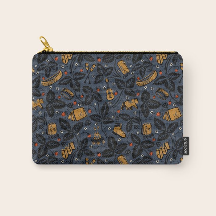 Summer Camping - Midnight Blue Carry All Pouch Gallery Image 1
