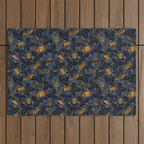 Summer Camping - Midnight Blue Outdoor Rug Gallery Image 1