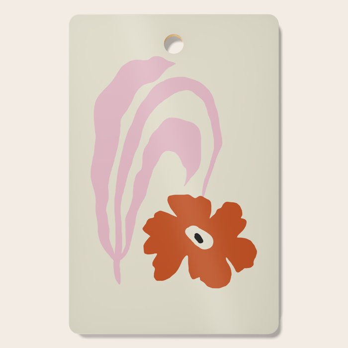Dropping pink flower  Cutting Board Gallery Image 1