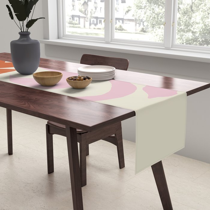 Dropping pink flower  Table Runner Gallery Image 2