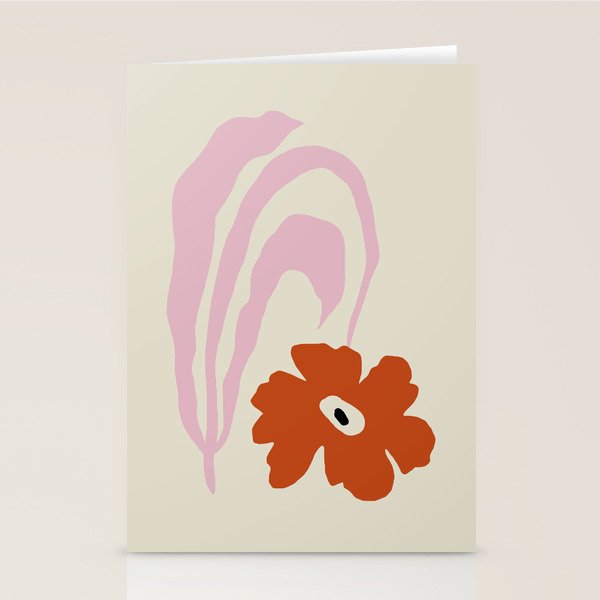 Dropping pink flower  Stationery Card Gallery Image 2