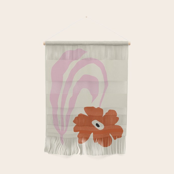 Dropping pink flower  Wall Hanging Gallery Image 1