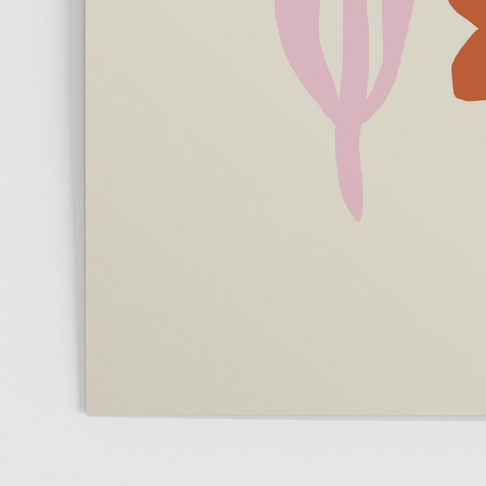 Dropping pink flower  Poster Gallery Image 3