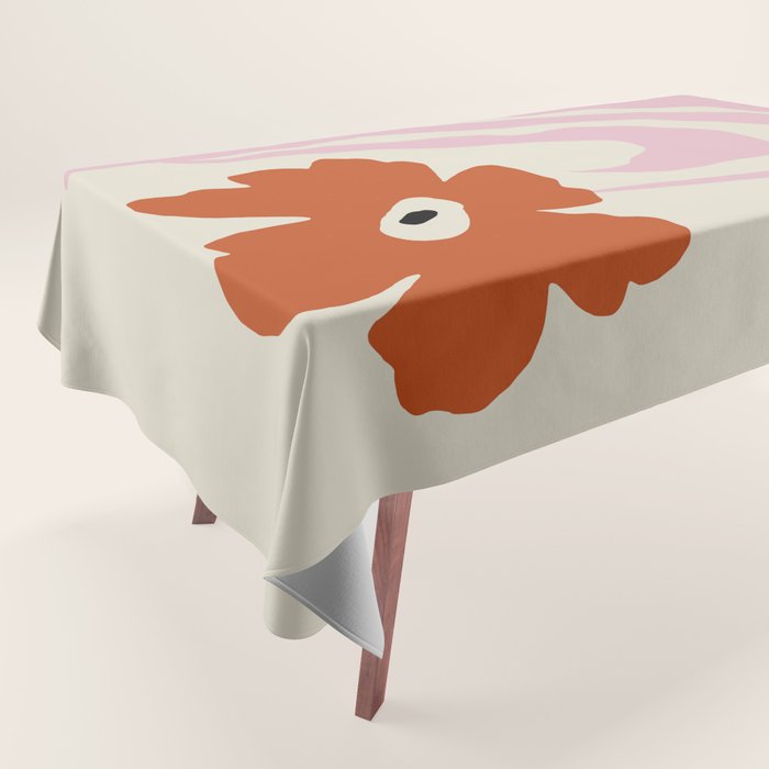 Dropping pink flower  Tablecloth Gallery Image 1