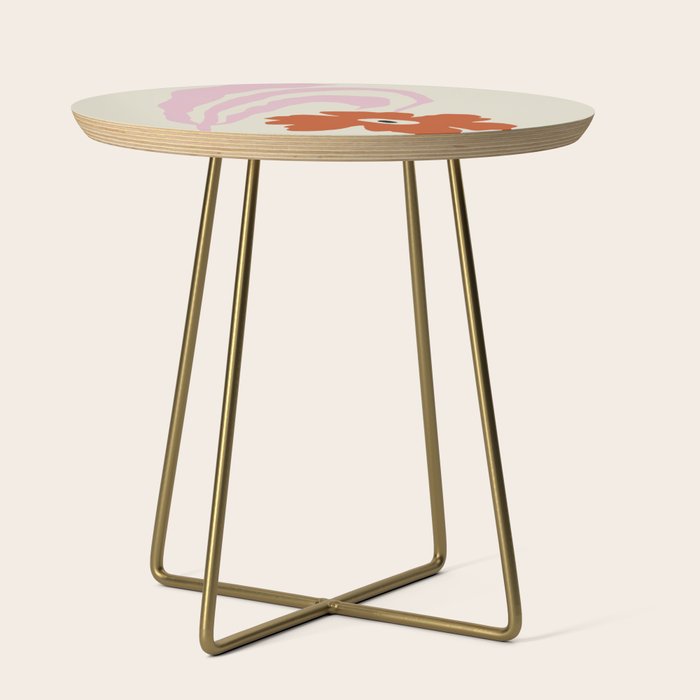Dropping pink flower  Side Table Gallery Image 1