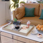 Dropping pink flower  Serving Tray Gallery Image 2