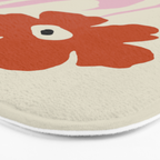 Dropping pink flower  Bath Mat Gallery Image 3