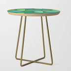 Mid Century Modern Shapes - Green Side Table Gallery Image 1