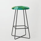 Mid Century Modern Shapes - Green Stool Gallery Image 1