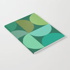 Mid Century Modern Shapes - Green Notebook Gallery Image 2