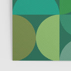 Mid Century Modern Shapes - Green Poster Gallery Image 3