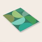 Mid Century Modern Shapes - Green Notebook Gallery Image 3