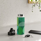Mid Century Modern Shapes - Green Water Bottle Gallery Image 4
