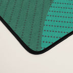 Mid Century Modern Shapes - Green Desk Mat Gallery Image 4