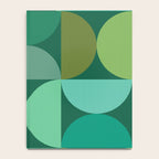 Mid Century Modern Shapes - Green Notebook Gallery Image 4