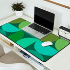 Mid Century Modern Shapes - Green Desk Mat Gallery Image 2