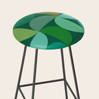 Mid Century Modern Shapes - Green Stool Gallery Image 2