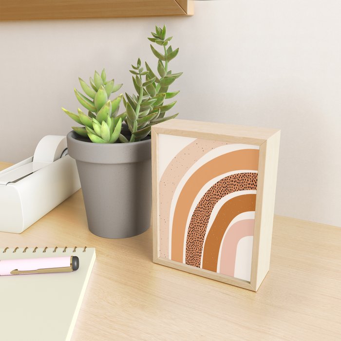 Earth Color Rainbow Mini Art Print Gallery Image 2