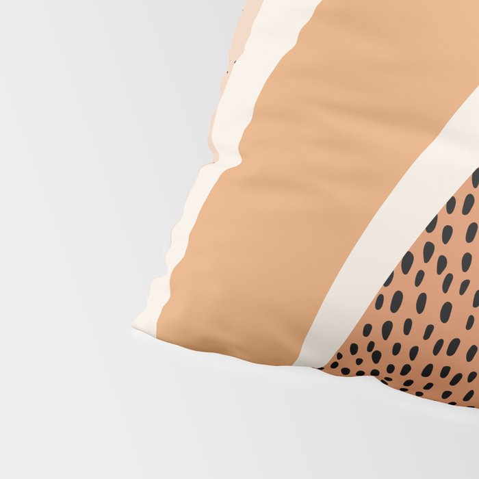 Earth Color Rainbow Pillow Sham Gallery Image 4