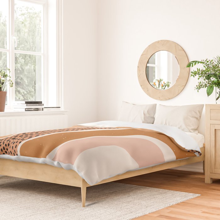 Earth Color Rainbow Duvet Cover Gallery Image 2