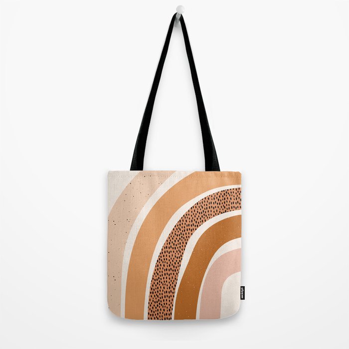 Earth Color Rainbow Tote Bag Gallery Image 2