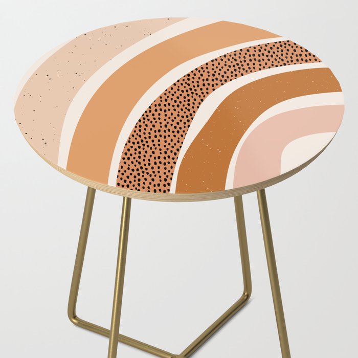 Earth Color Rainbow Side Table Gallery Image 2