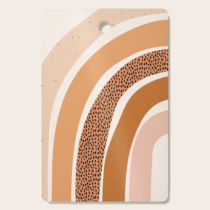 Earth Color Rainbow Cutting Board Gallery Image 1