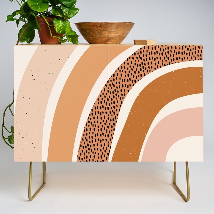 Earth Color Rainbow Credenza Gallery Image 1