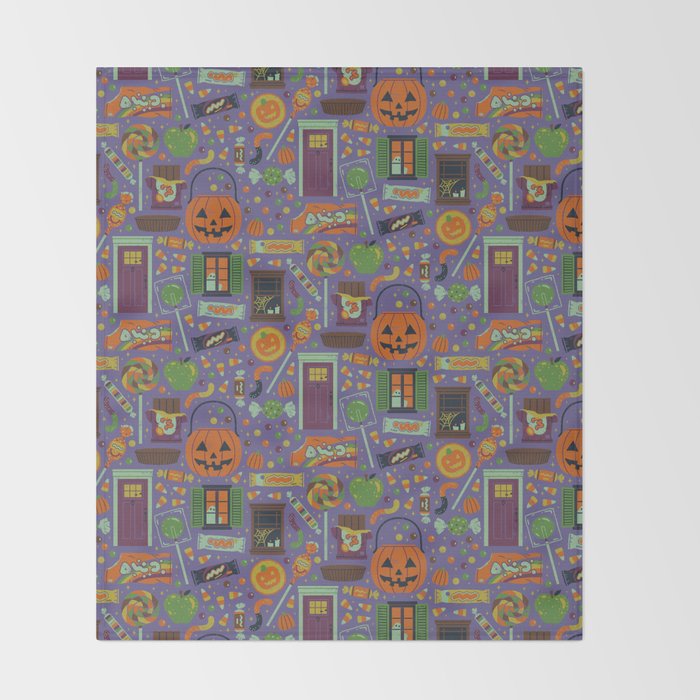Trick or Treat Throw Blanket Gallery Image 2