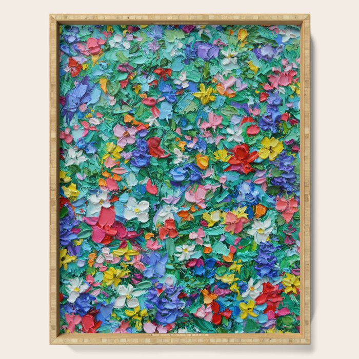 Waltz of the Flowers Serving Tray Gallery Image 1