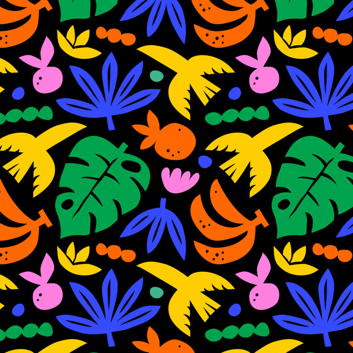 Colorful tropical summer nature art pattern Coffee Mug Gallery Image 2