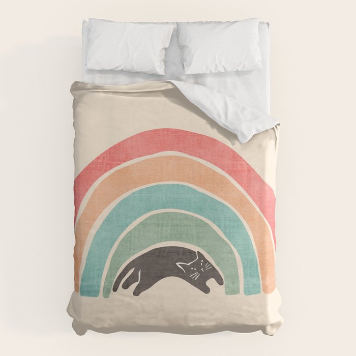 I'ma wittle wainbow Duvet Cover Gallery Image 1