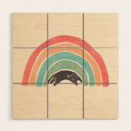 I'ma wittle wainbow Wood Wall Art Gallery Image 1