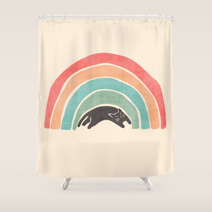 I'ma wittle wainbow Shower Curtain Gallery Image 1