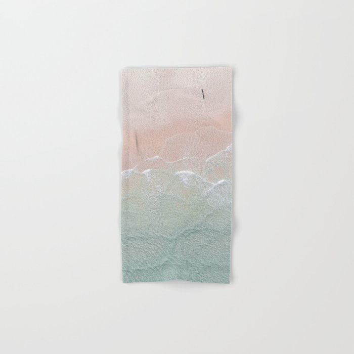 Ocean Walk II - Aerial Beach photography by Ingrid Beddoes Towels Gallery Image 1