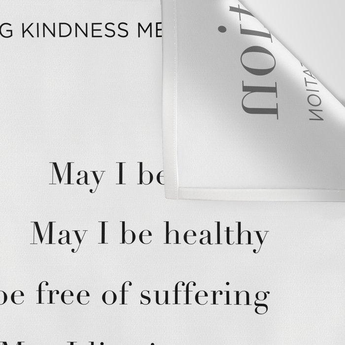Metta Meditation. Loving Kindness Meditation Wall Tapestry Gallery Image 3