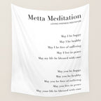 Metta Meditation. Loving Kindness Meditation Wall Tapestry Gallery Image 4