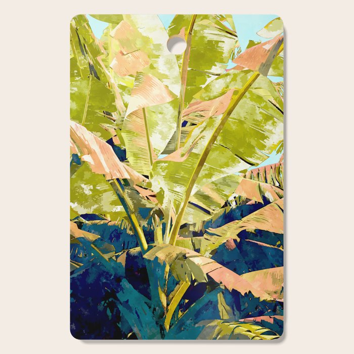 Blush Banana Tree Cutting Board Gallery Image 1