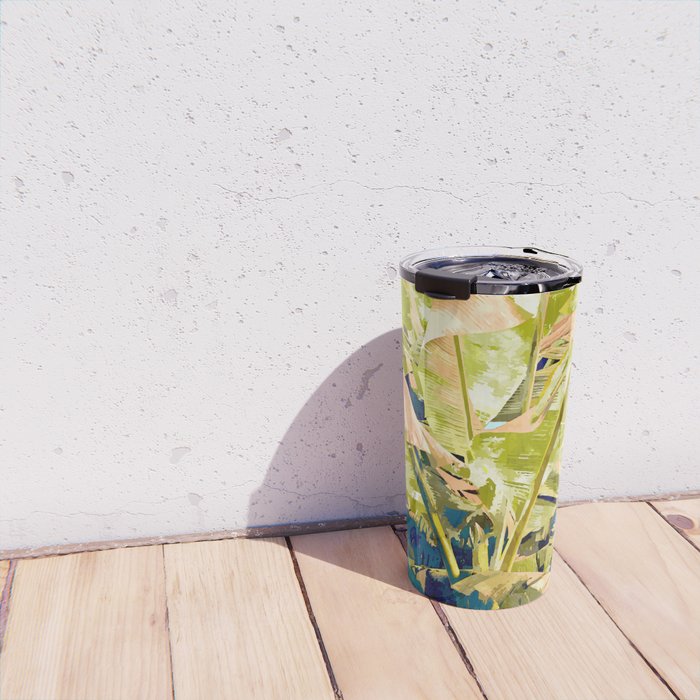 Blush Banana Tree Travel Mug Gallery Image 4
