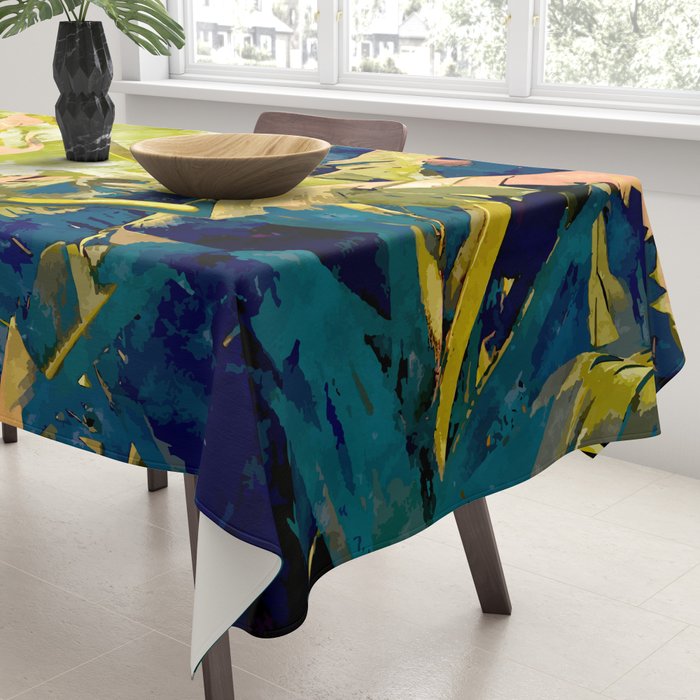 Blush Banana Tree Tablecloth Gallery Image 3