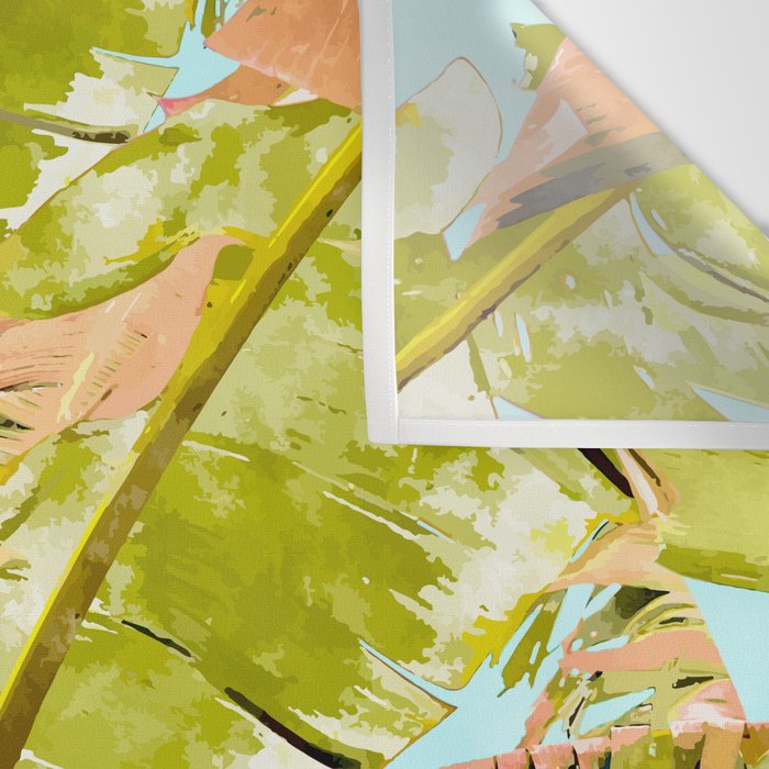 Blush Banana Tree Wall Tapestry Gallery Image 3