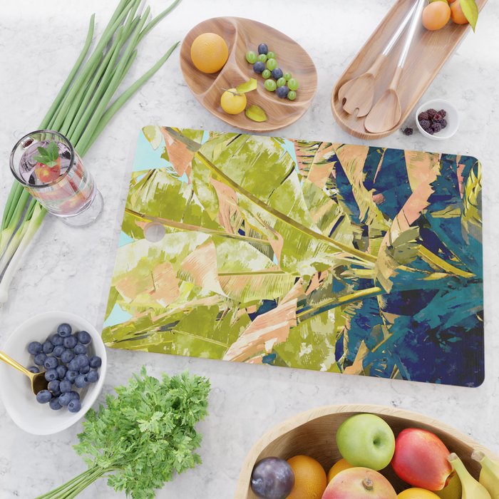 Blush Banana Tree Cutting Board Gallery Image 2