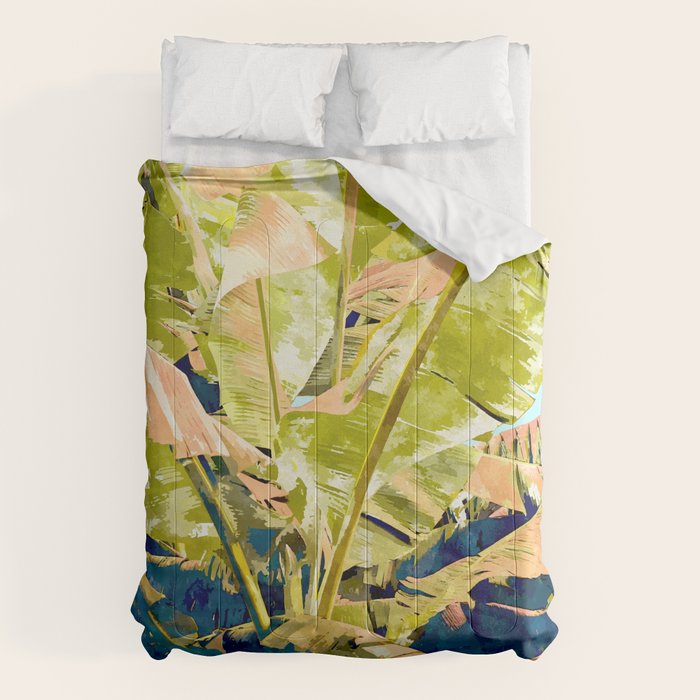 Blush Banana Tree Comforter Gallery Image 6