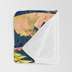 Blush Banana Tree Throw Blanket Gallery Image 3